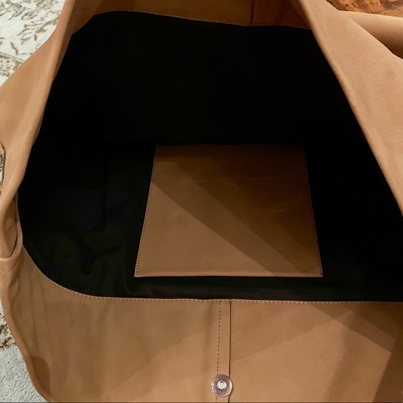 Theory Large Suede Hobo Bag - Picture 6 of 8